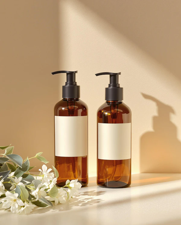 Amber Bottles Aesthetic