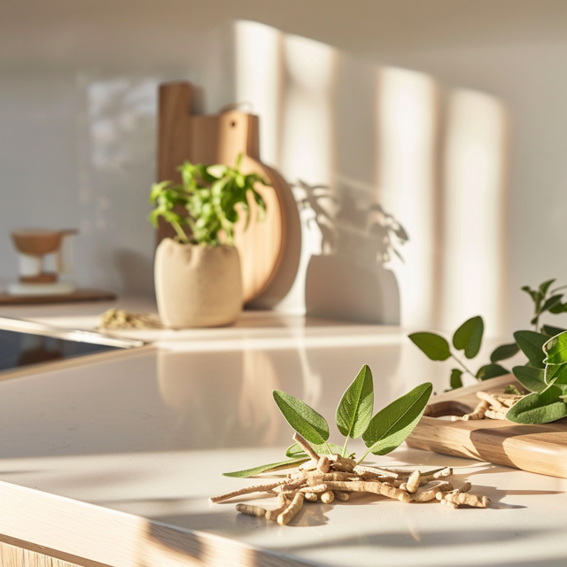 Serene Kitchen Sunlight Scene