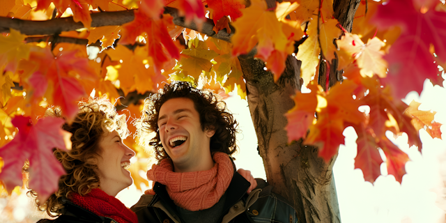 Autumn Joy Under the Tree