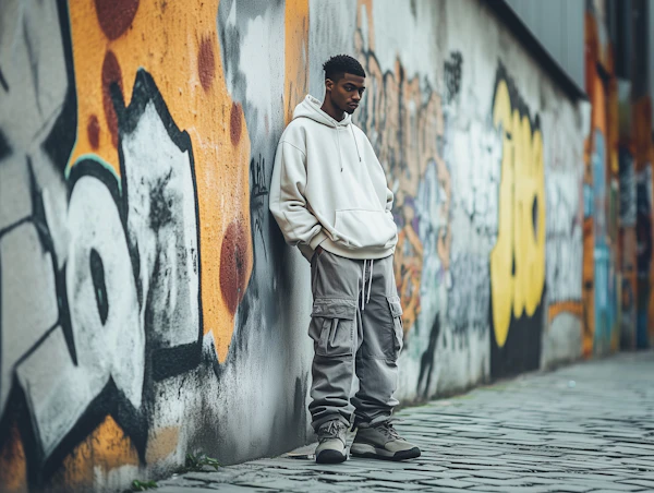 Urban Graffiti Portrait