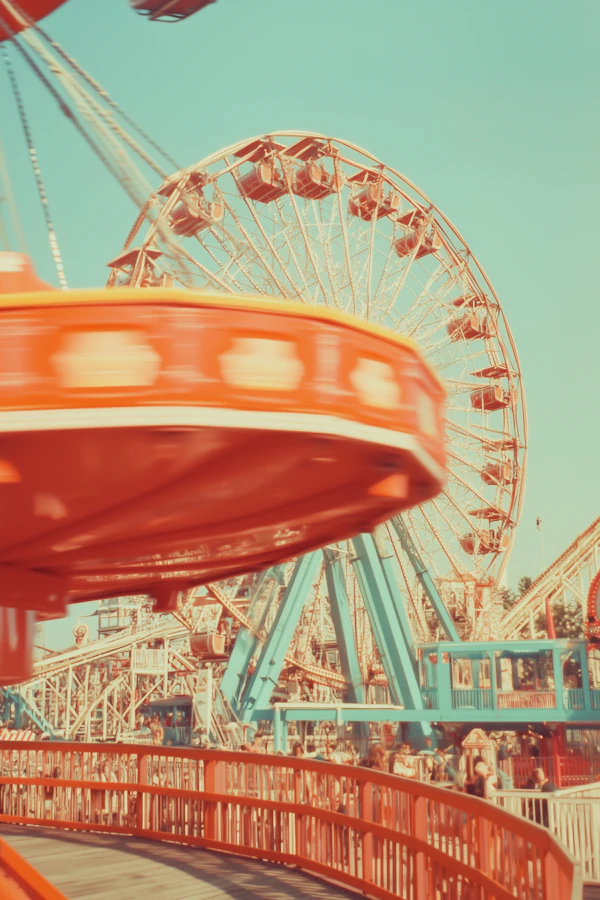 Amusement Park Scene