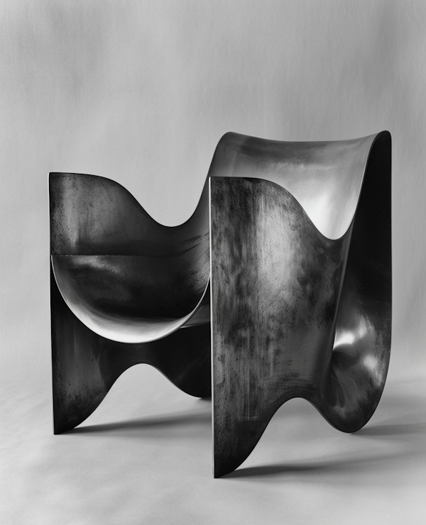 Reflective Metal Sculptures