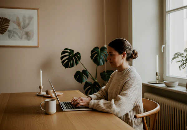 Cozy Workspace Scene