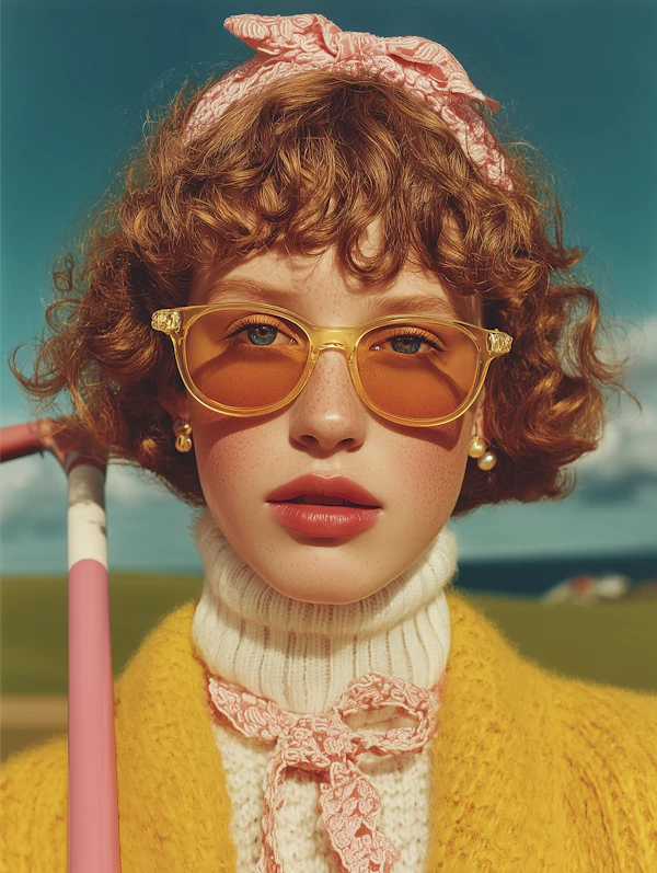 Stylish Woman Outdoors