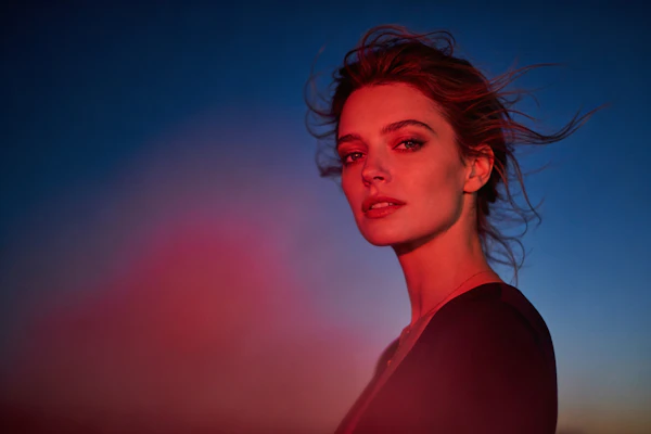 Portrait with Gradient