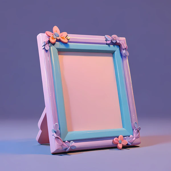 Decorative Pastel Picture Frame