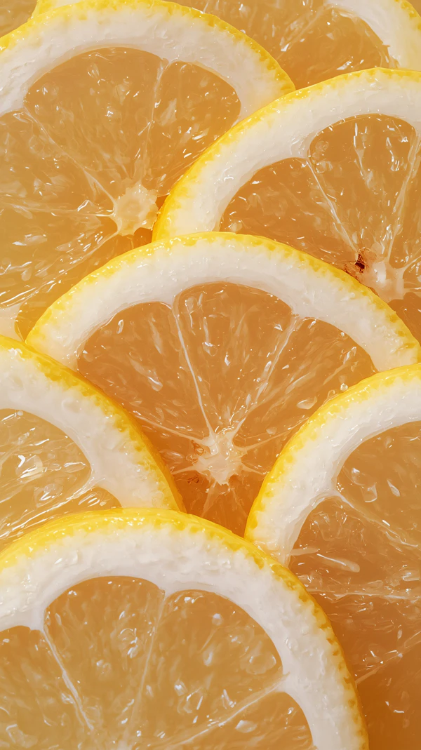 Lemon Slices Close-Up