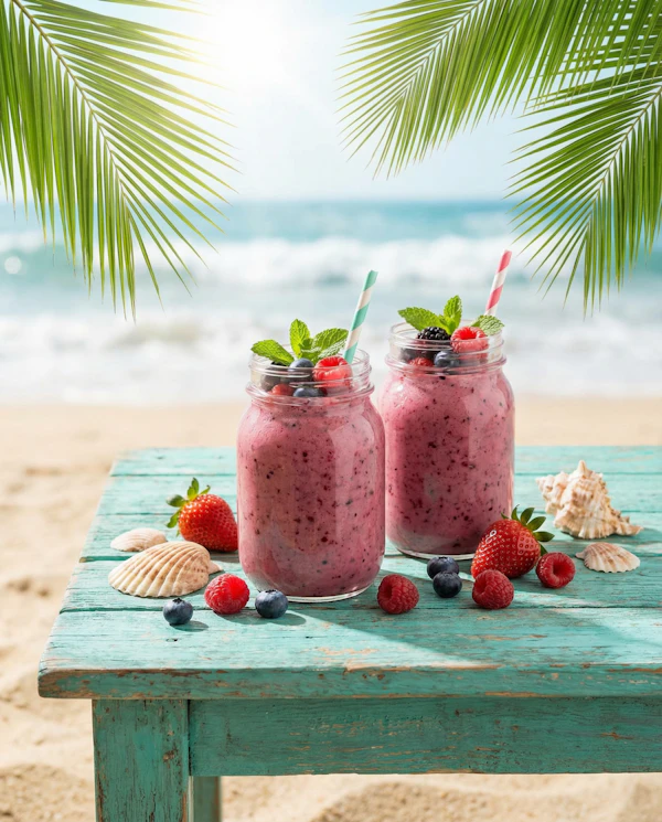 Tropical Smoothie Scene