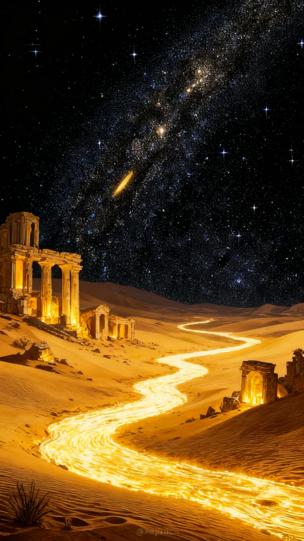 Mystical Desert Ruins
