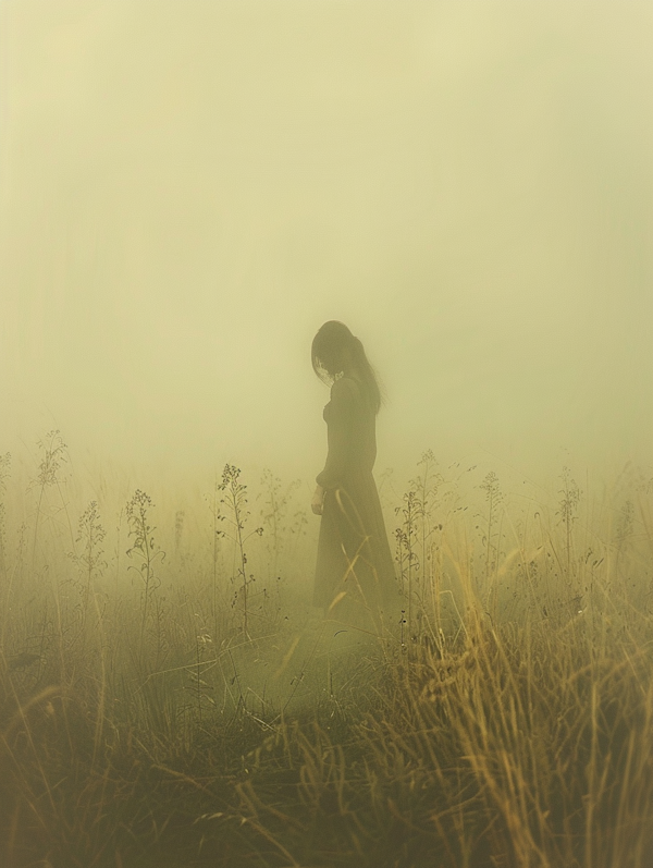 Misty Field Solitude