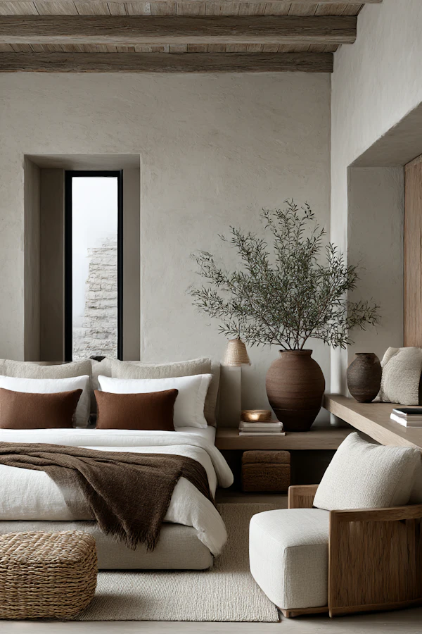 Minimalist Bedroom Scene