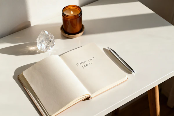Minimalist Desk Scene