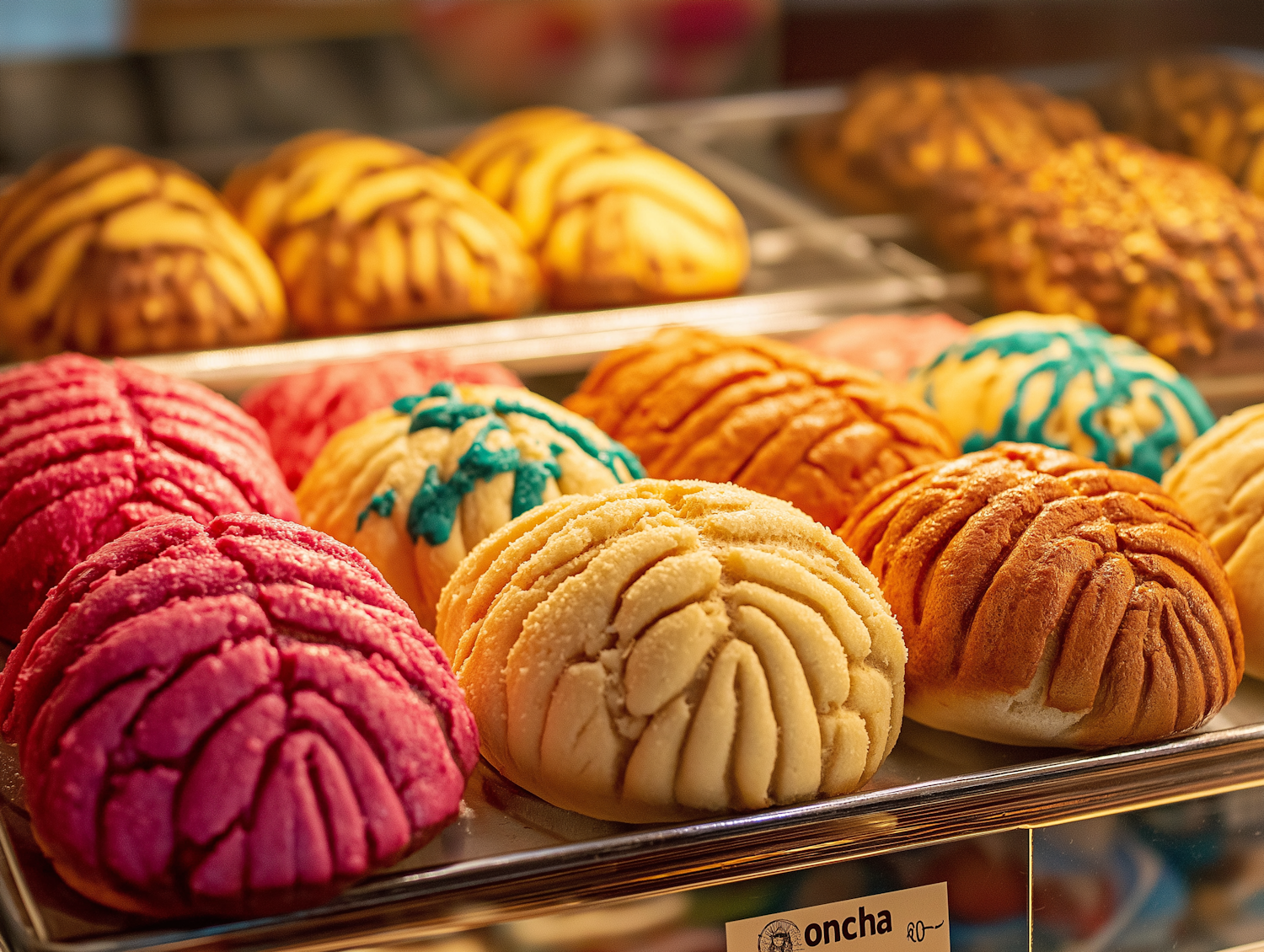 Mexican Sweet Breads Display