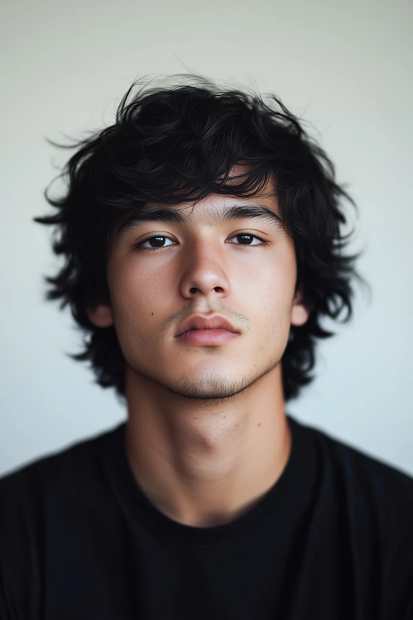 Introspective Portrait of a Young Man