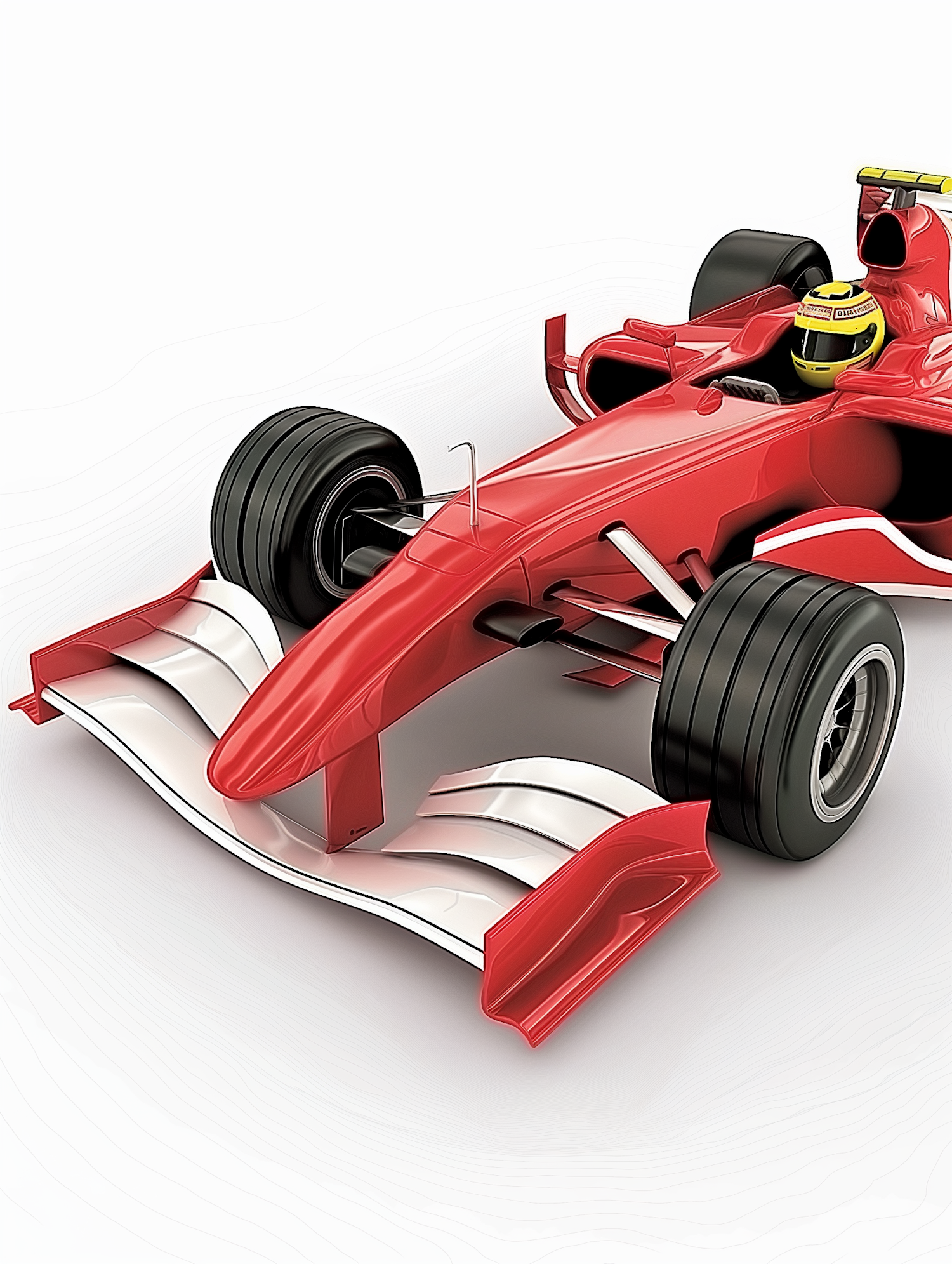 Modern Formula 1 Race Car Illustration