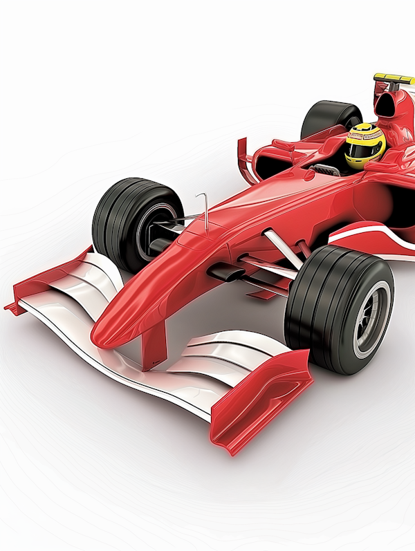 Modern Formula 1 Race Car Illustration