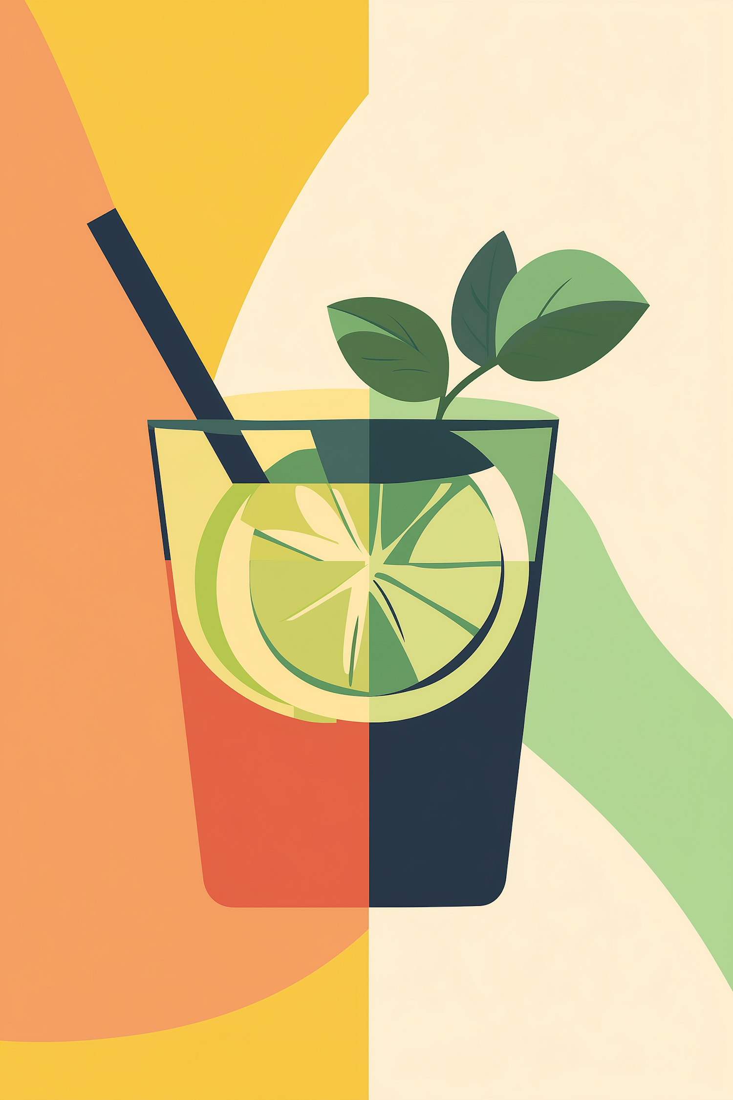 Stylized Drink Illustration