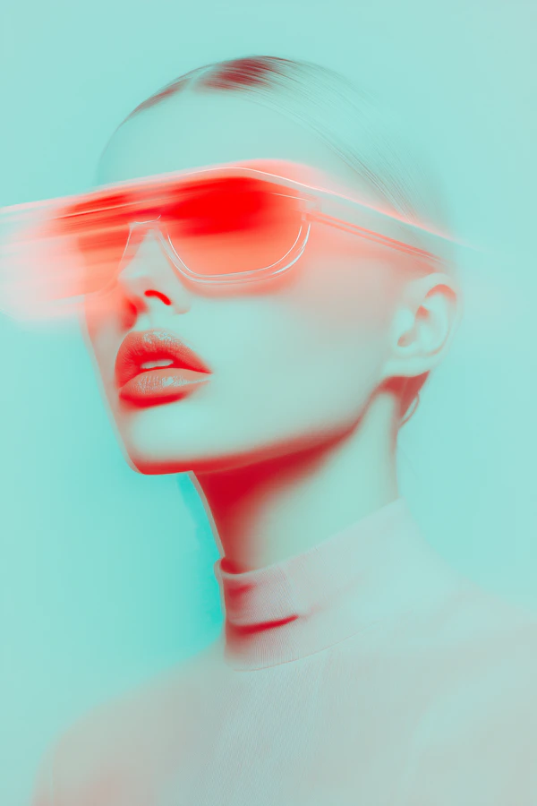 Futuristic Woman Portrait