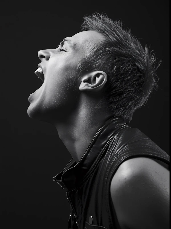 Dramatic Profile Portrait