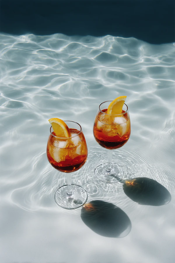 Orange Cocktails in Water