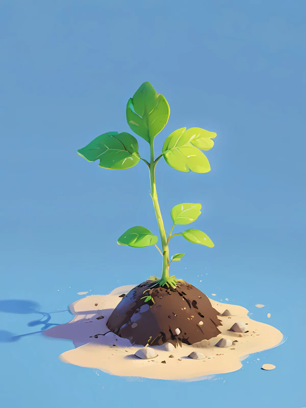 Sprouting Green Plant