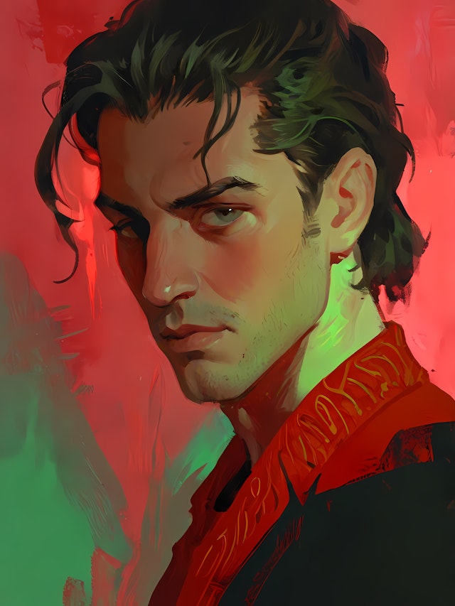 Digital Dramatic Portrait