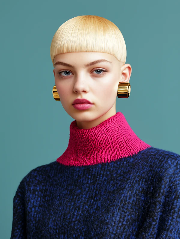 Avant-Garde Fashion Portrait