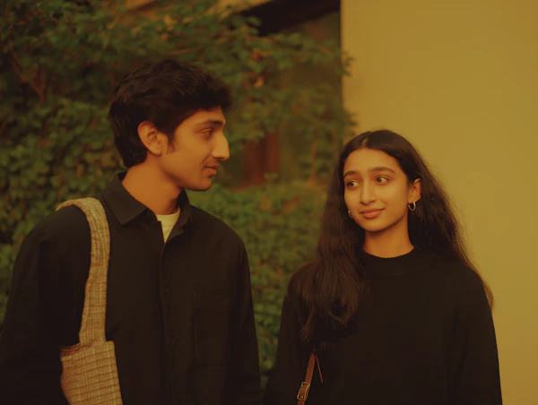 Outdoor Conversation Scene