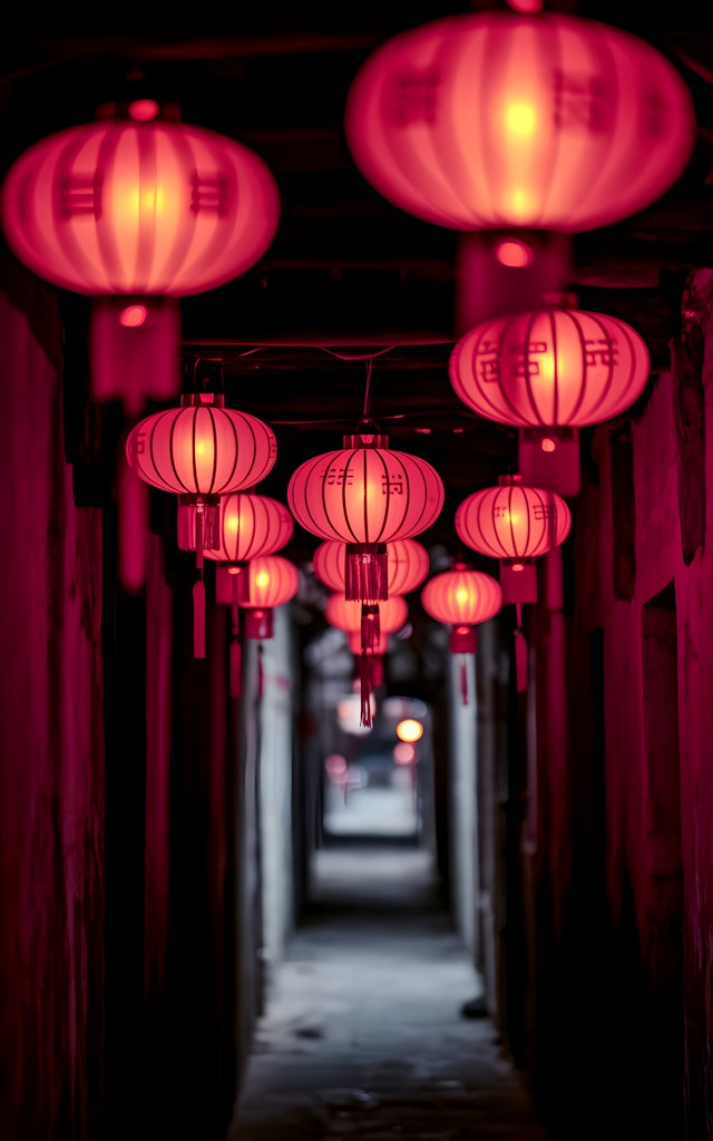 Lantern-Lit Corridor