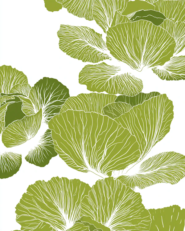 Intricate Green Leaves