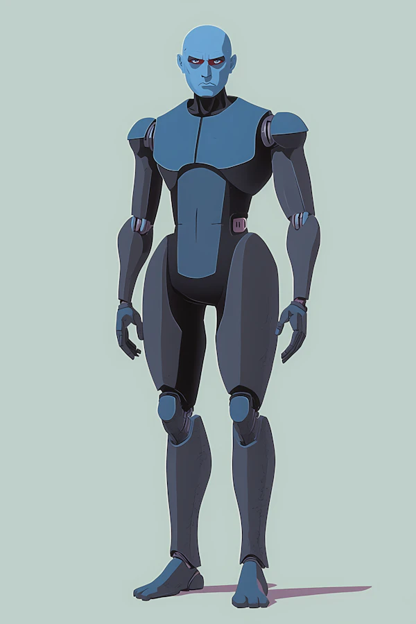 Futuristic Humanoid Robot