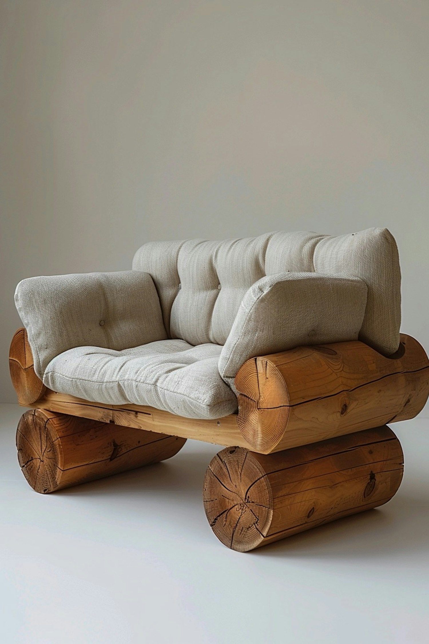 Modern-Rustic Sofa Design