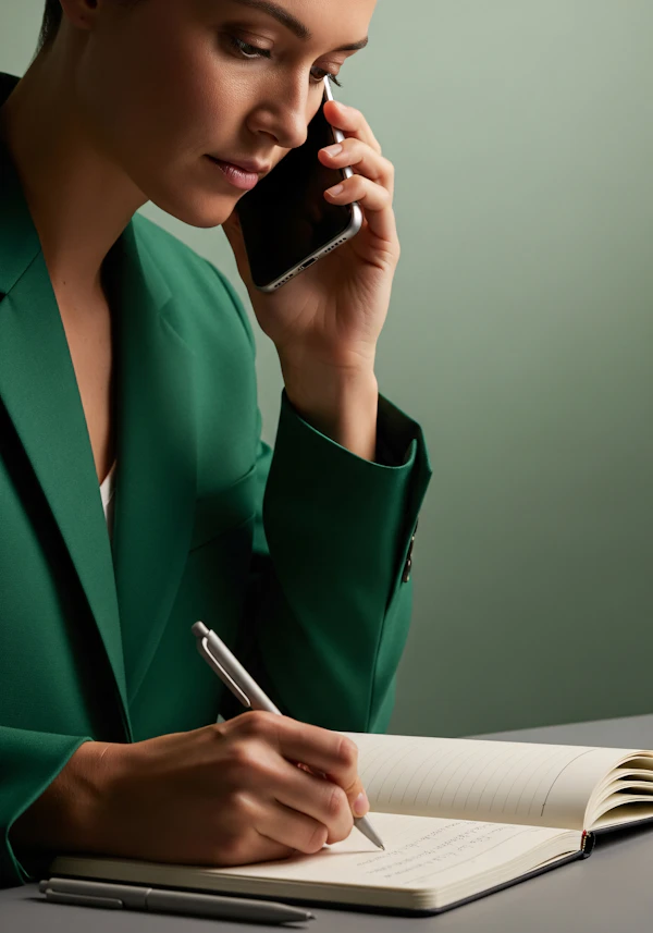 Focused Professional Woman
