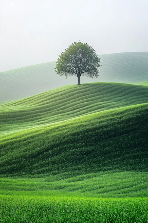 Serene Green Hills
