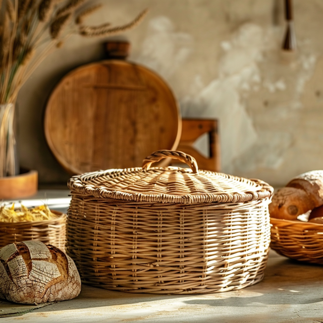 Rustic Kitchen Sunlight Scene