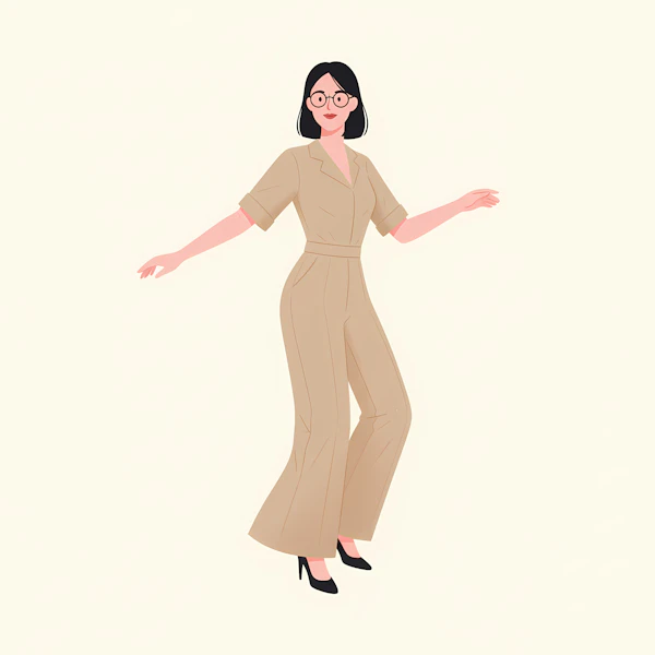 Stylish Woman Illustration