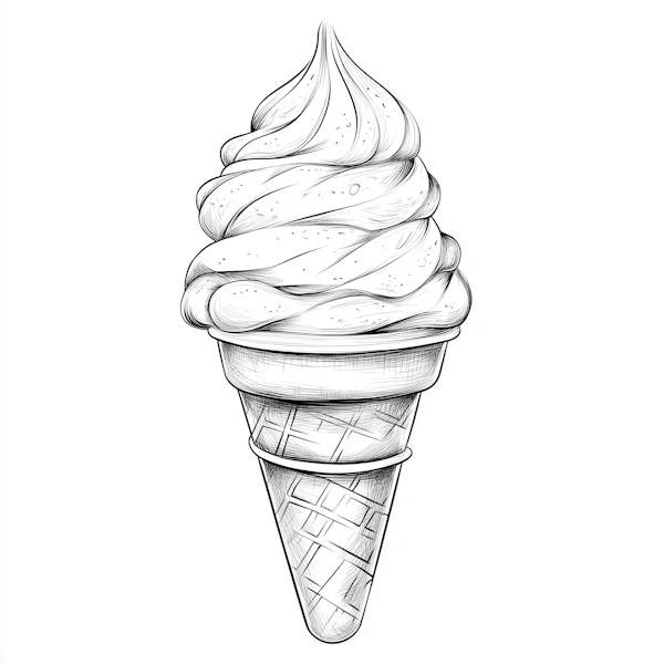 Black-and-White Ice Cream