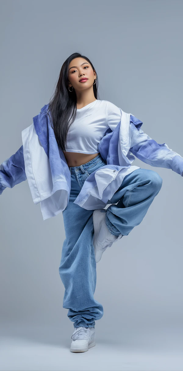 Stylish Woman Posing