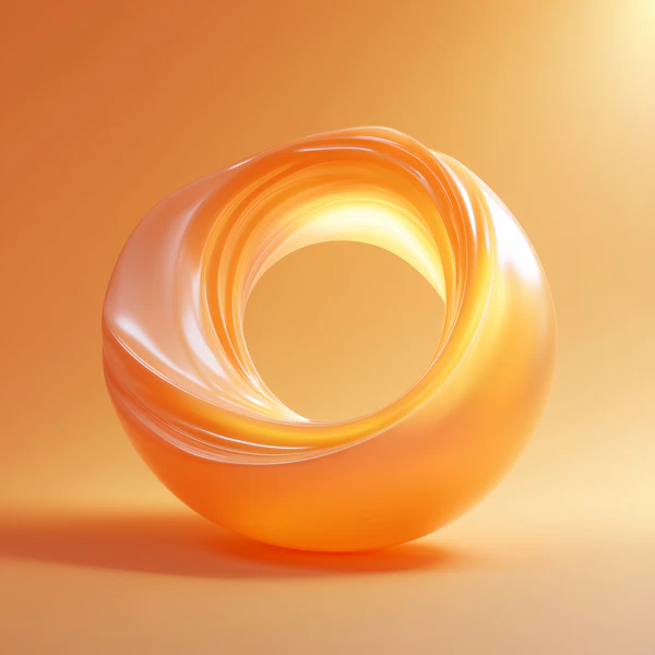 Glossy 3D Torus Design