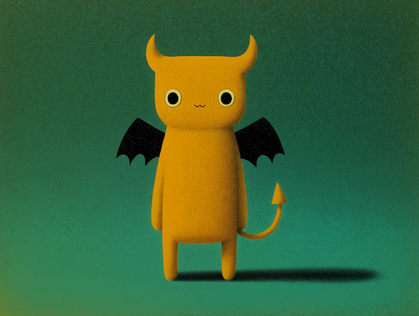 Adorable Cartoon Devil
