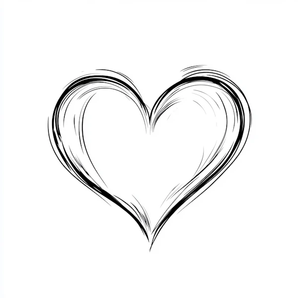 Sketch Heart Illustration