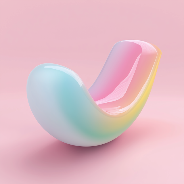 Futuristic Pastel Chair