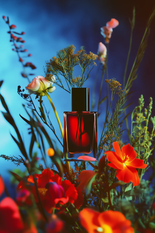 Elegant Perfume Display