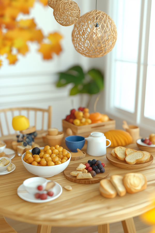 Cozy Breakfast Setting