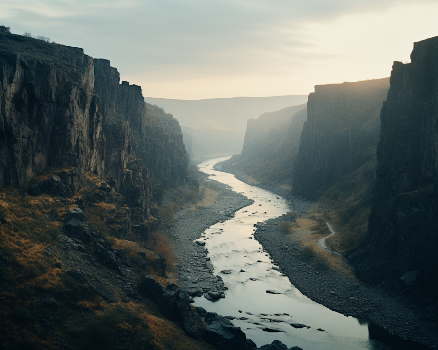 Timeless Serenity: The River Gorge