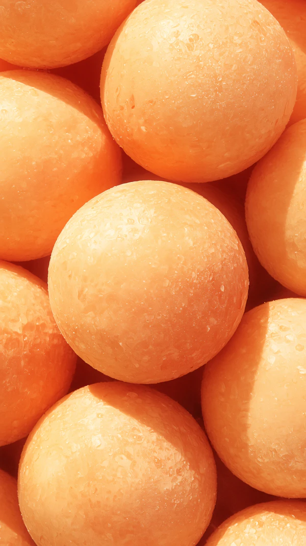 Textured Orange Spheres