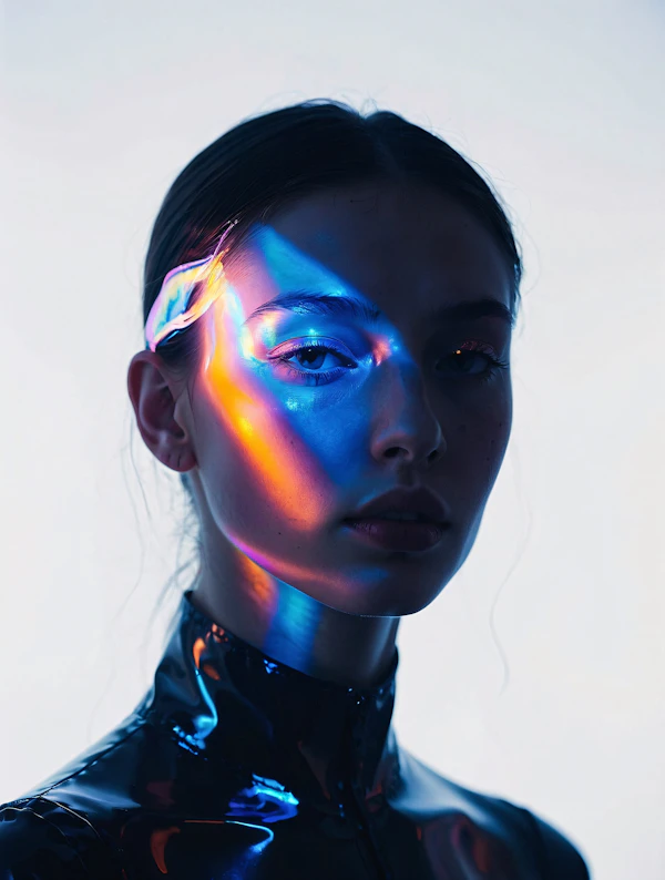 Futuristic Light Portrait