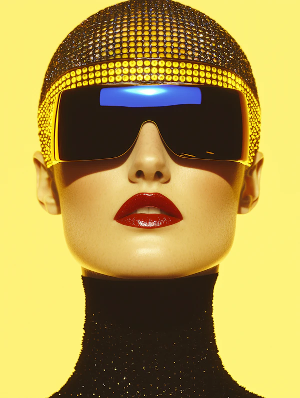 Futuristic Glam Portrait