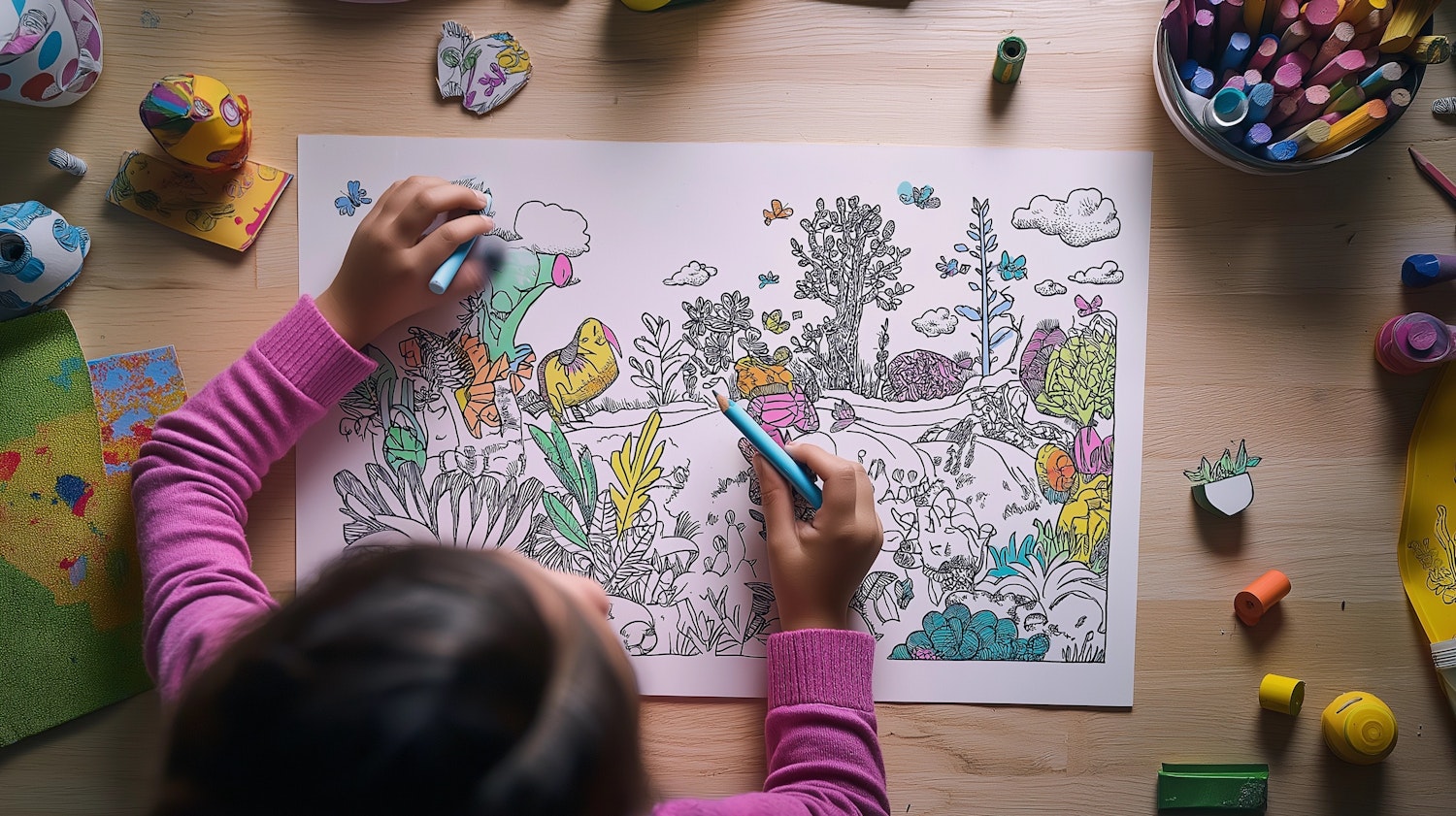 Child Coloring Artwork