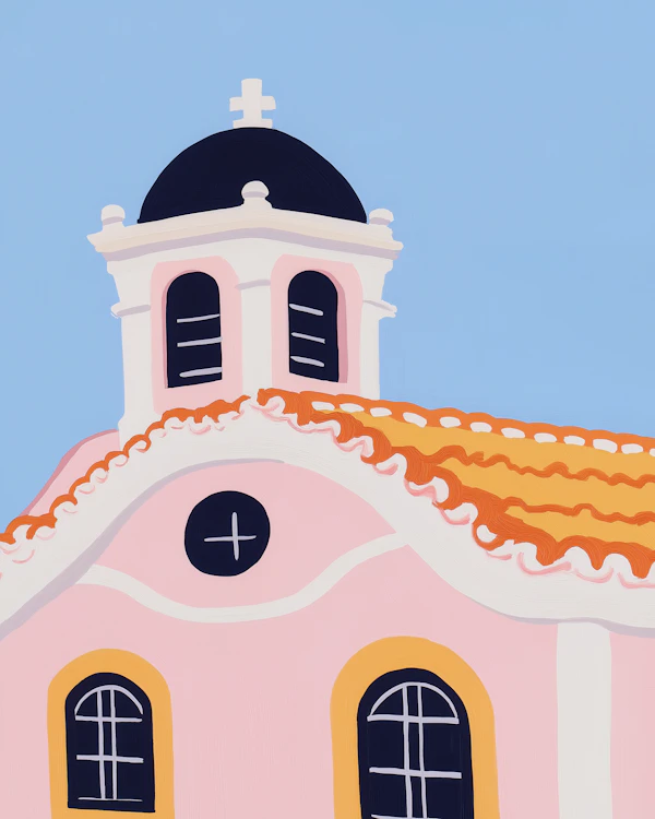 Stylized Building Illustration